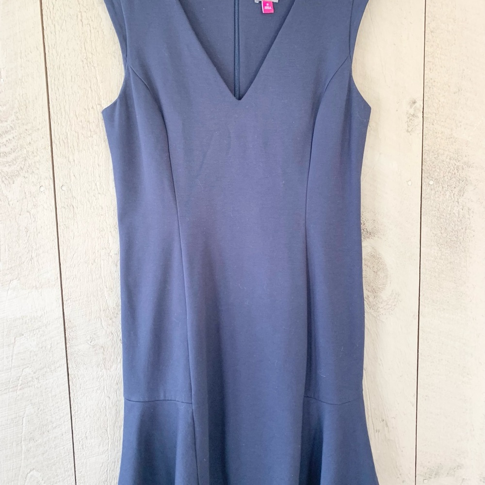 Vince Camuto Navy Blue Midi Dress - Picture 4 of 12